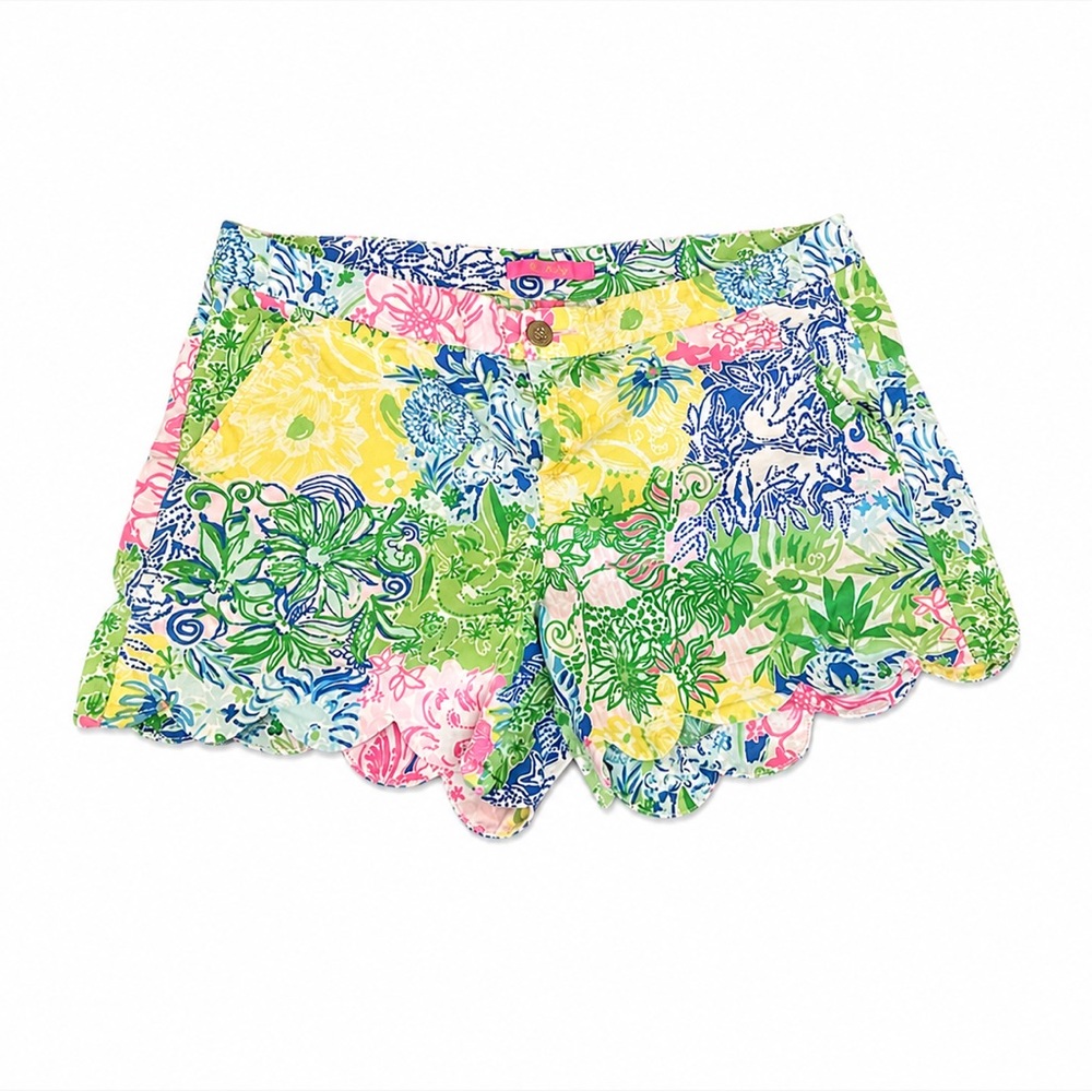 Lilly Pulitzer 14 Scalloped buttercup Callahan shorts